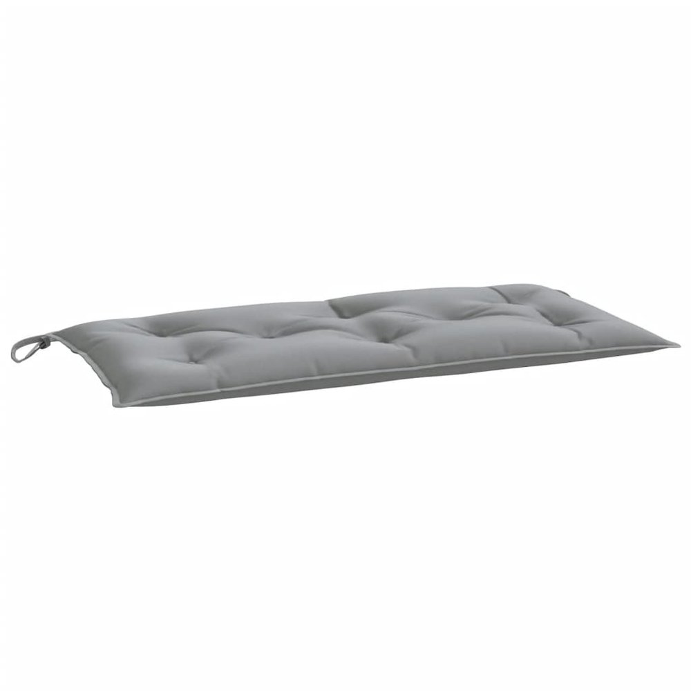 Garden Bench Cushion Grey Oxford fabric Medium. Picture 2