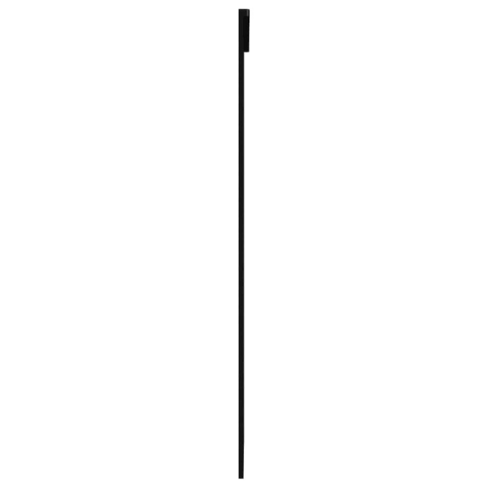 Sliding Door ESG Glass and Aluminum 40.2"x80.7" Black. Picture 5