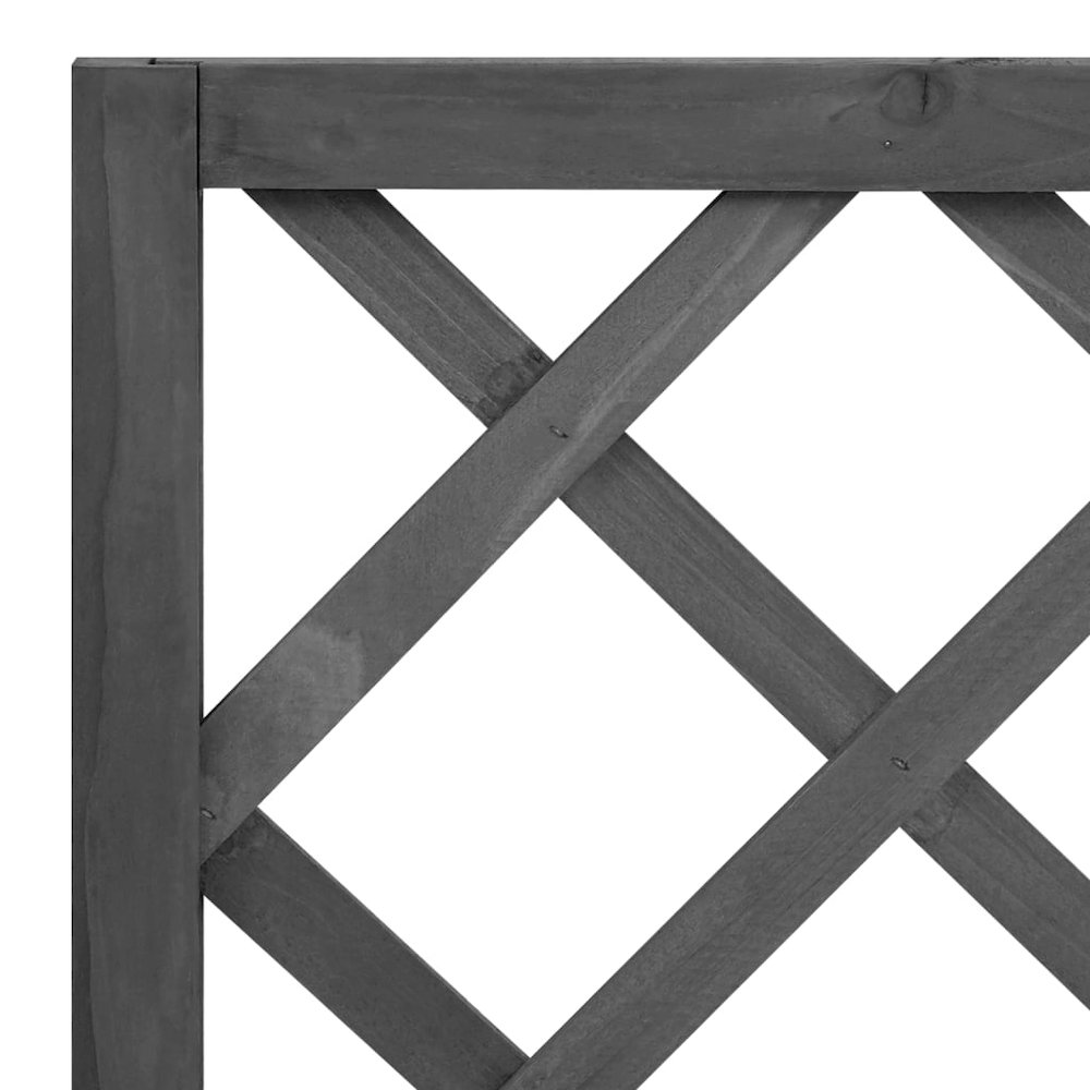 Planter Black Solid firwood Medium Planters Planter. Picture 5