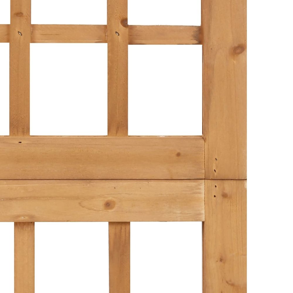 vidaXL 6-Panel Room Divider/Trellis Solid Fir Wood 95.5"x70.9". Picture 5