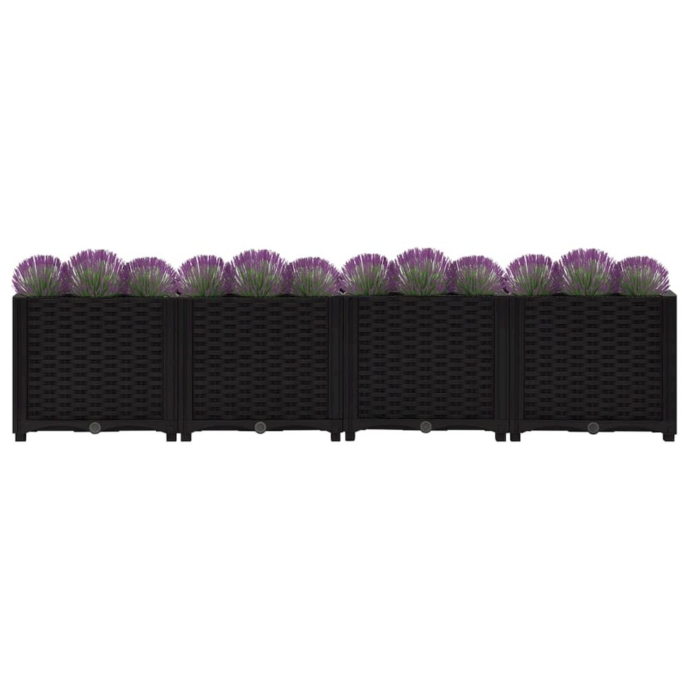 Raised Bed Black Polypropylene Large Durable Outdoor Planter. Picture 3