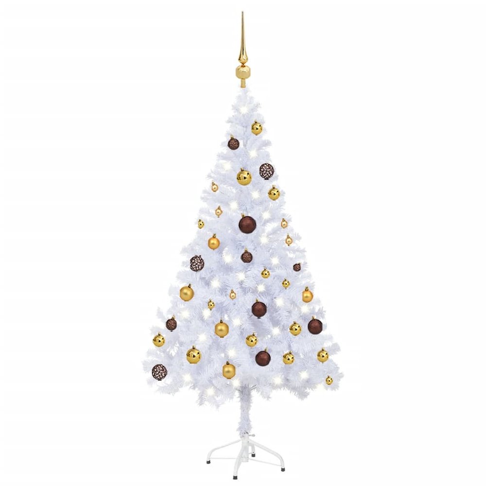 Artificial Pre-lit Christmas Tree with Ball Set 47.2" 230 Branches. Picture 1