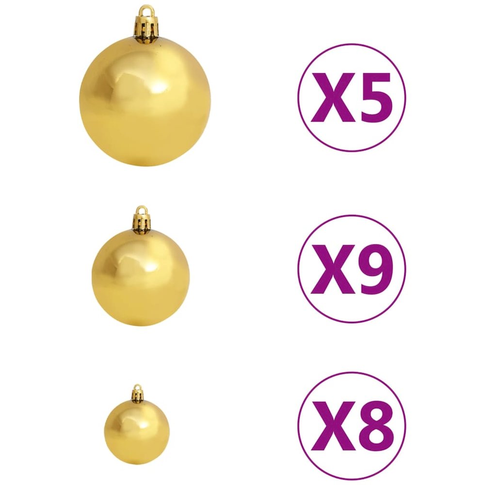 Christmas Tree White Polyethylene, steel, plastic 47.2 in. Picture 6