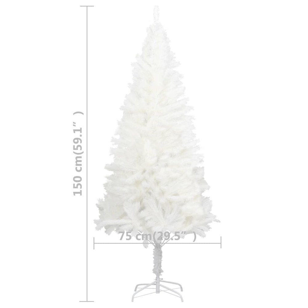 Christmas Tree White Polyethylene Medium Decorative Inlays. Picture 12
