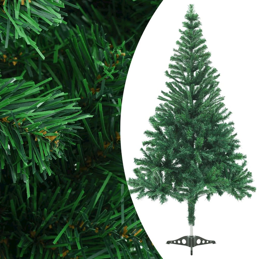 vidaXL Artificial Christmas Tree with LEDs&Ball Set 70.9" 564 Branches, 3077575. Picture 2