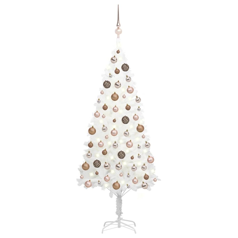Christmas Tree White Polyethylene Medium Adjustable Armrests. Picture 1