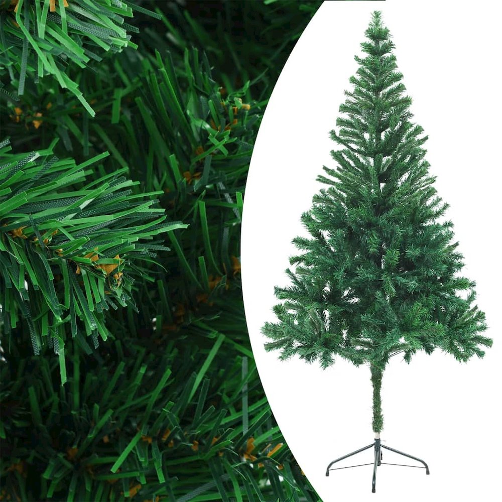 vidaXL Artificial Christmas Tree with LEDs&Ball Set 70.9" 564 Branches, 3077661. Picture 2