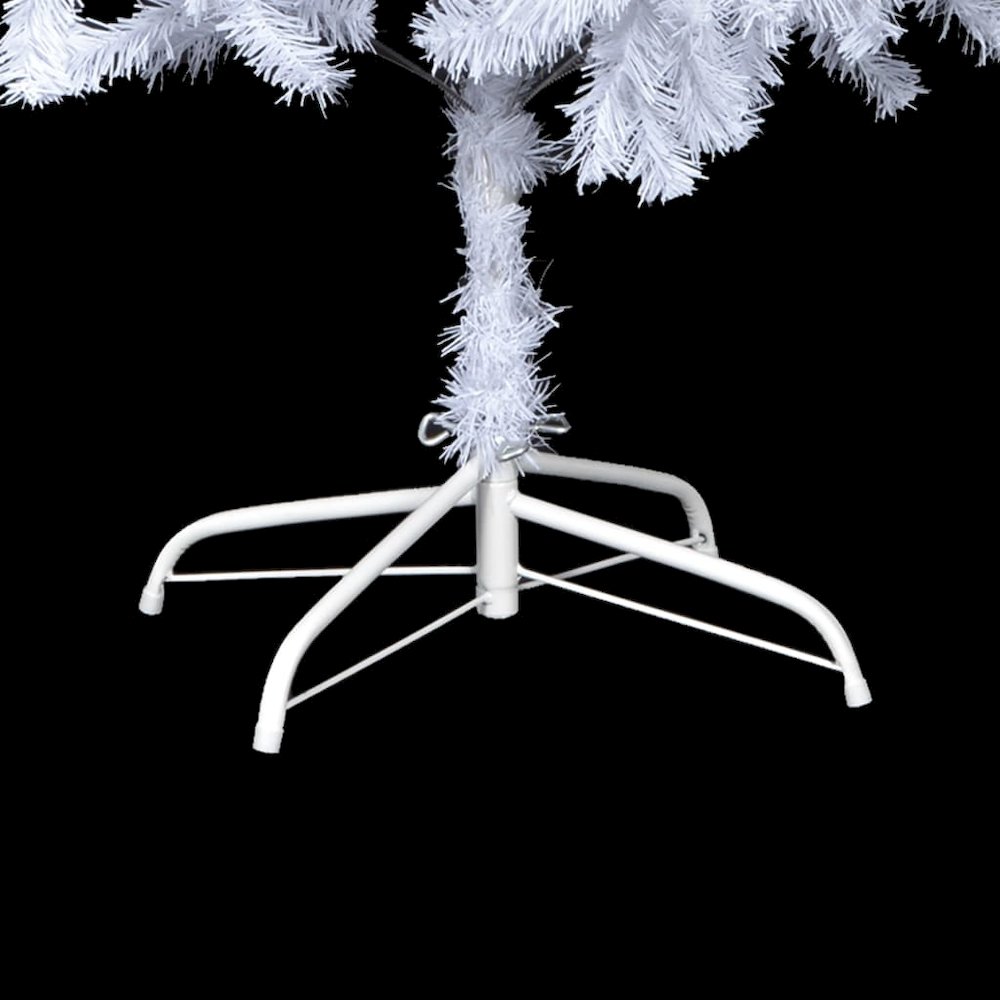vidaXL Artificial Christmas Tree with LEDs&Ball Set 82.7" 910 Branches, 3077667. Picture 3