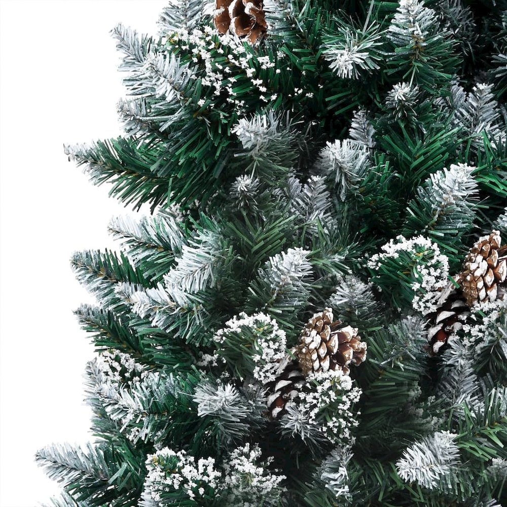 Christmas Tree Green and white PVC, Steel, Plastic 7ft. Picture 2