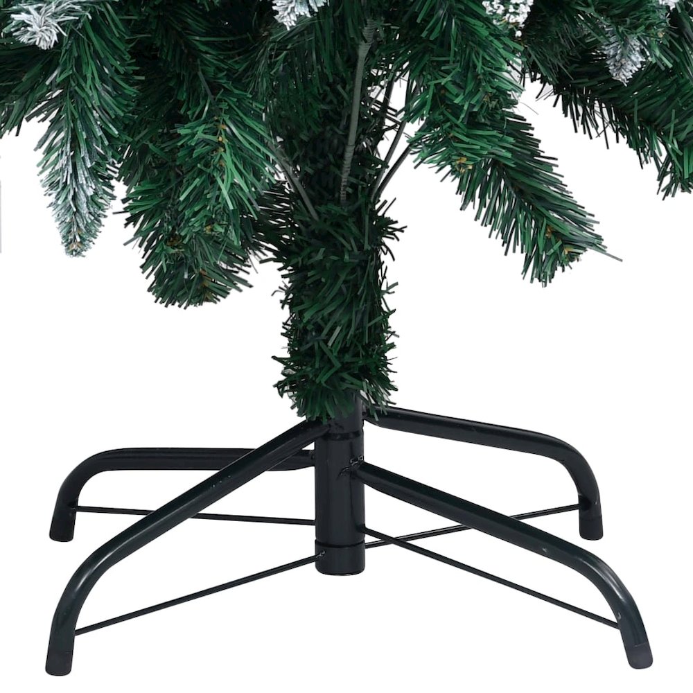 Christmas Tree Green and white PVC, steel, plastic 94.5 in. Picture 4