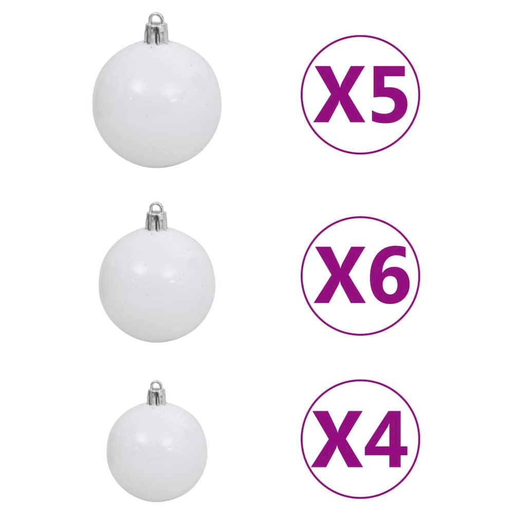 Christmas Tree White PE (Polyethylene), Steel, Plastic Medium. Picture 8