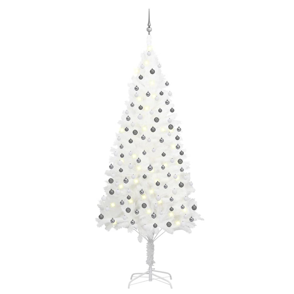 Christmas Tree White PE (Polyethylene), Steel, Plastic. Picture 1