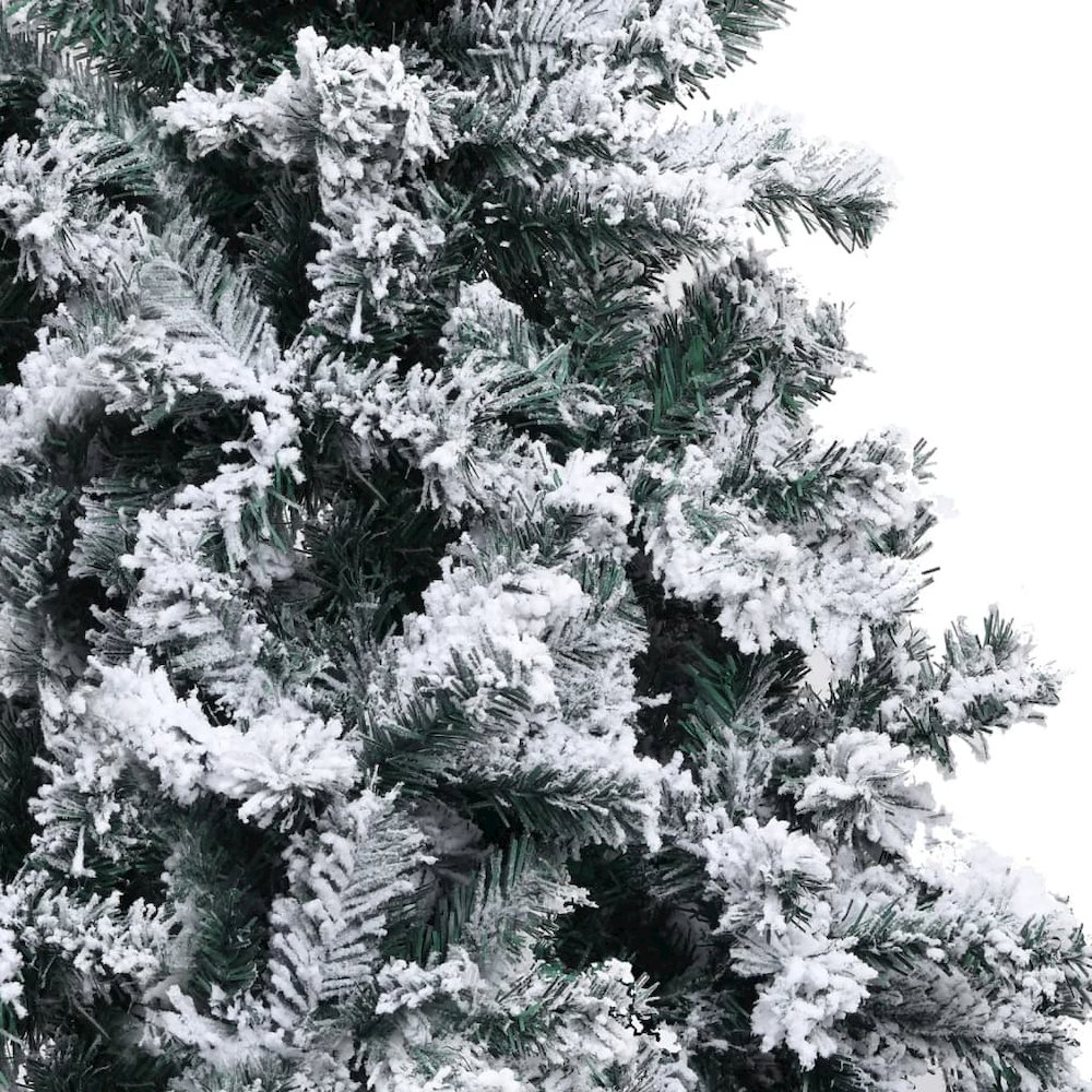vidaXL Artificial Christmas Tree with LEDs&Ball Set Green 70.9" PVC, 3077820. Picture 3