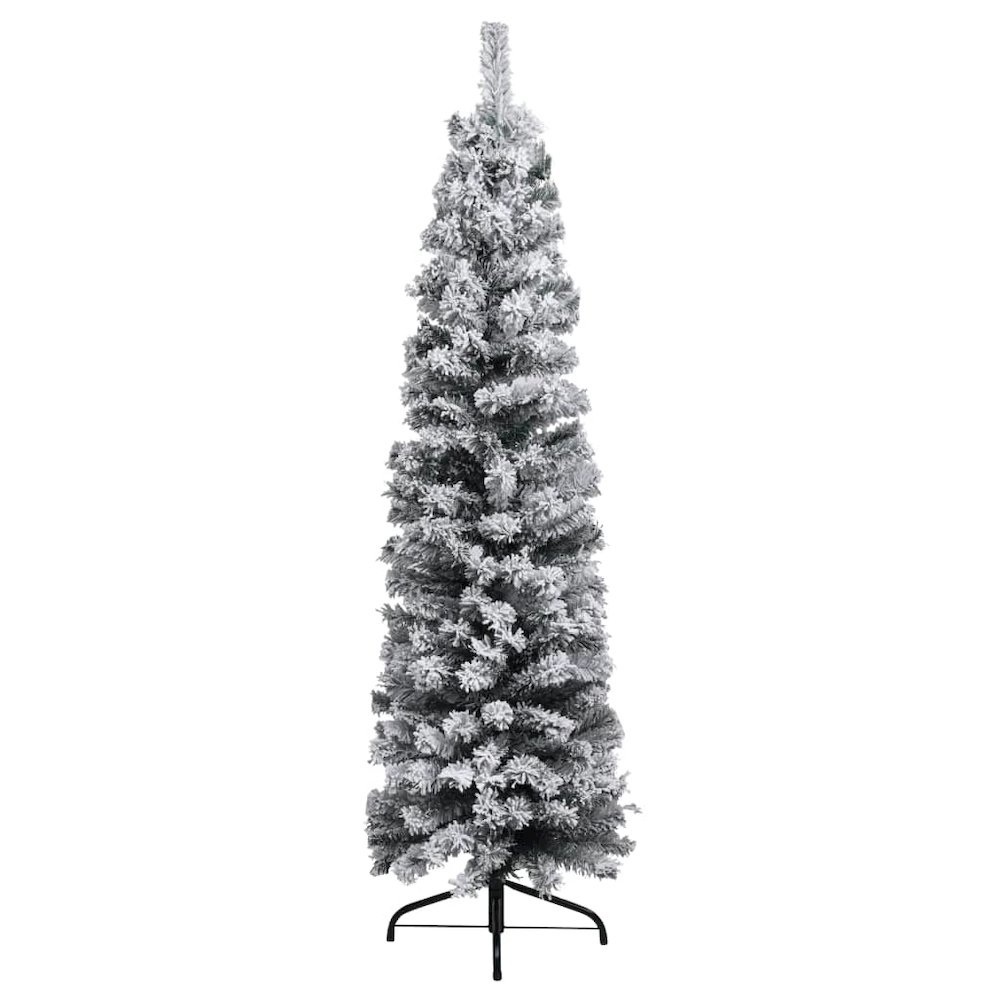 Artificial Christmas Tree Green PVC, steel 59.1 in tall. Picture 3