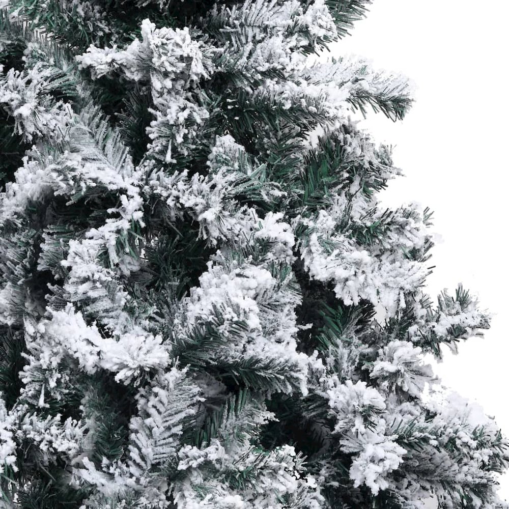 vidaXL Artificial Christmas Tree with LEDs&Ball Set Green 70.9" PVC, 3077916. Picture 3