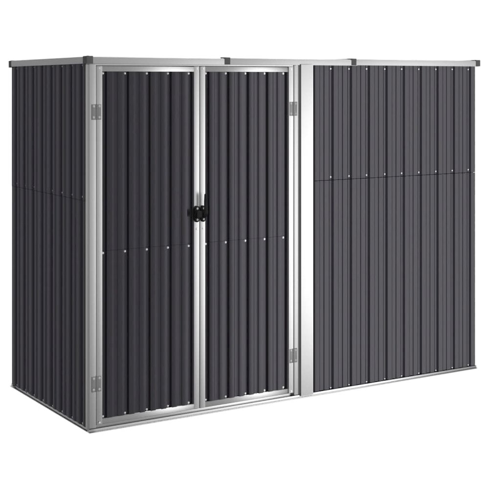 Tool Shed Anthracite Galvanized steel, metal Large Durable. Picture 2