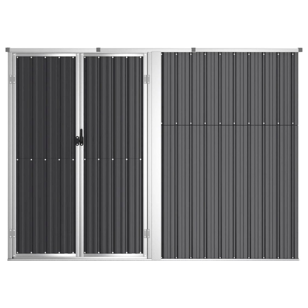 Tool Shed Anthracite Galvanized steel, metal Large Durable. Picture 3