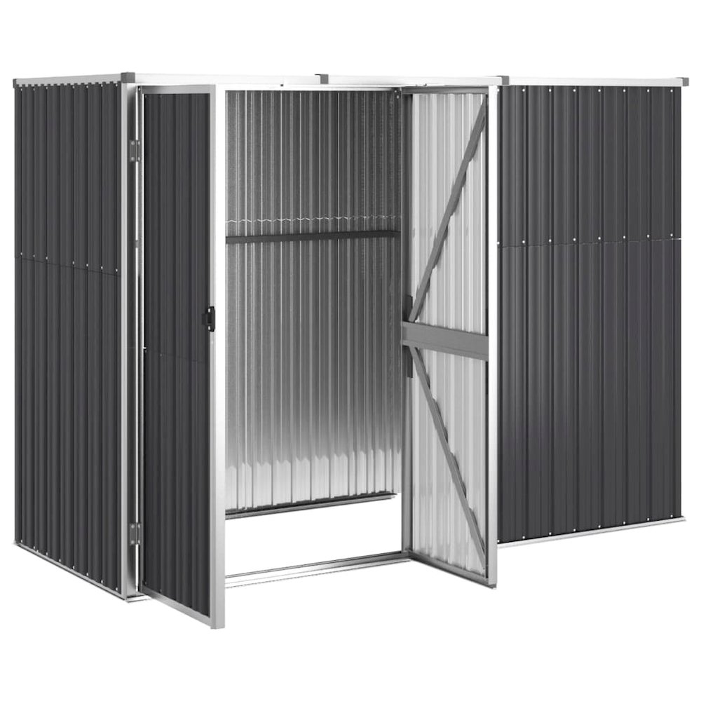 Tool Shed Anthracite Galvanized steel, metal Large Durable. Picture 4