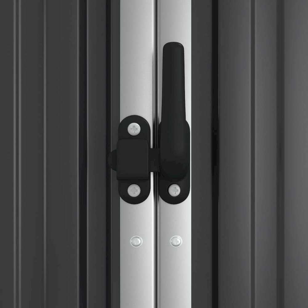 Tool Shed Anthracite Galvanized steel, metal Large Durable. Picture 6