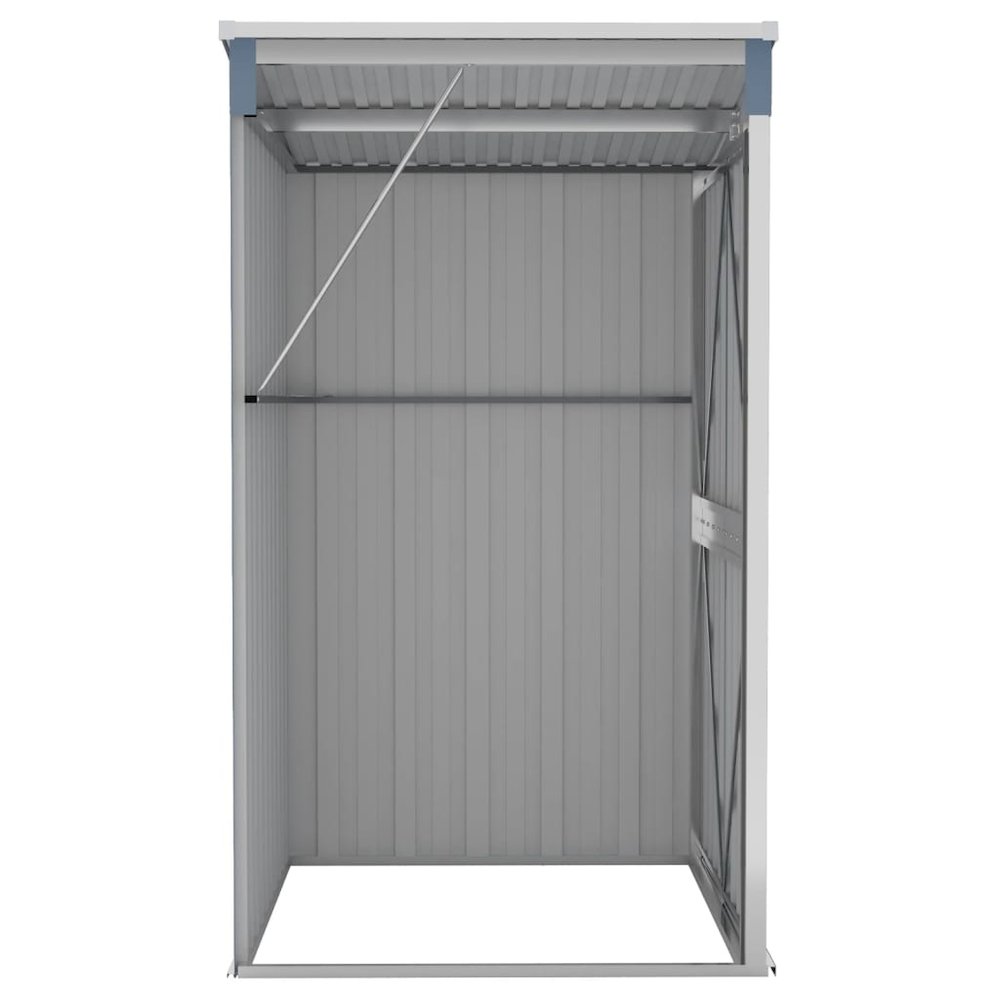 Garden Shed Grey Galvanized steel, metal Medium Storage. Picture 5