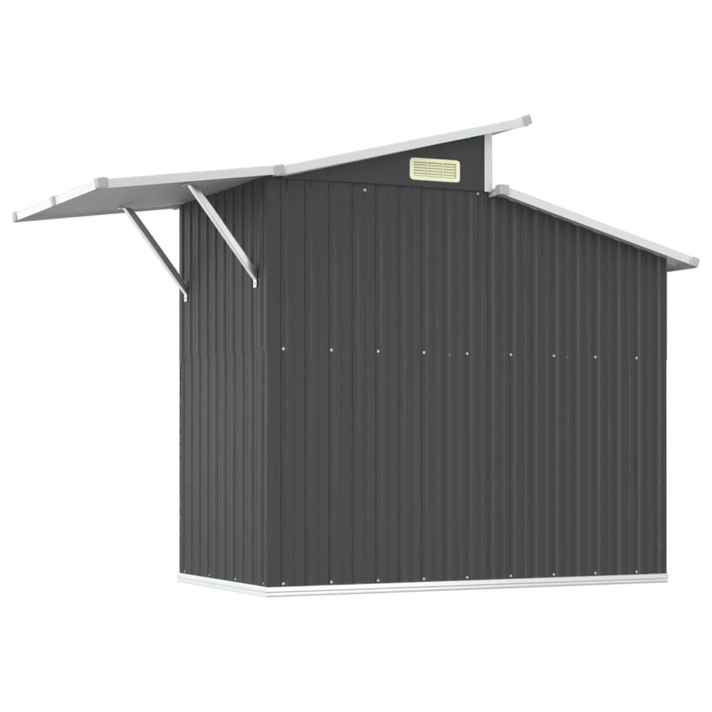Garden Shed Anthracite Galvanized Steel, PC board Large. Picture 6