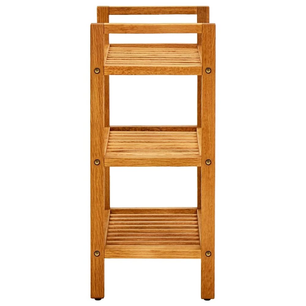 Shoe Rack Solid Oak Solid Oak Wood Medium Shoe Rack Rectangular. Picture 3