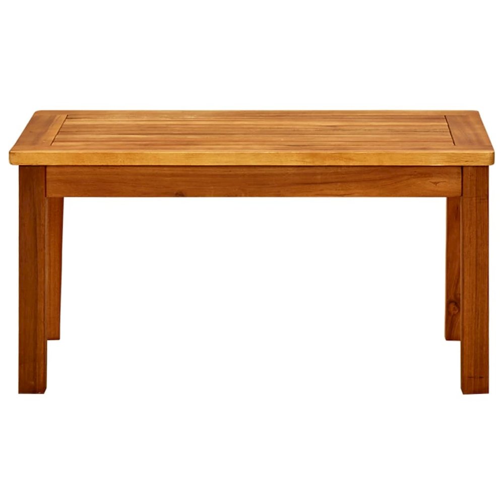 Coffee Table Natural Acacia Solid Acacia Wood Small Durable. Picture 2