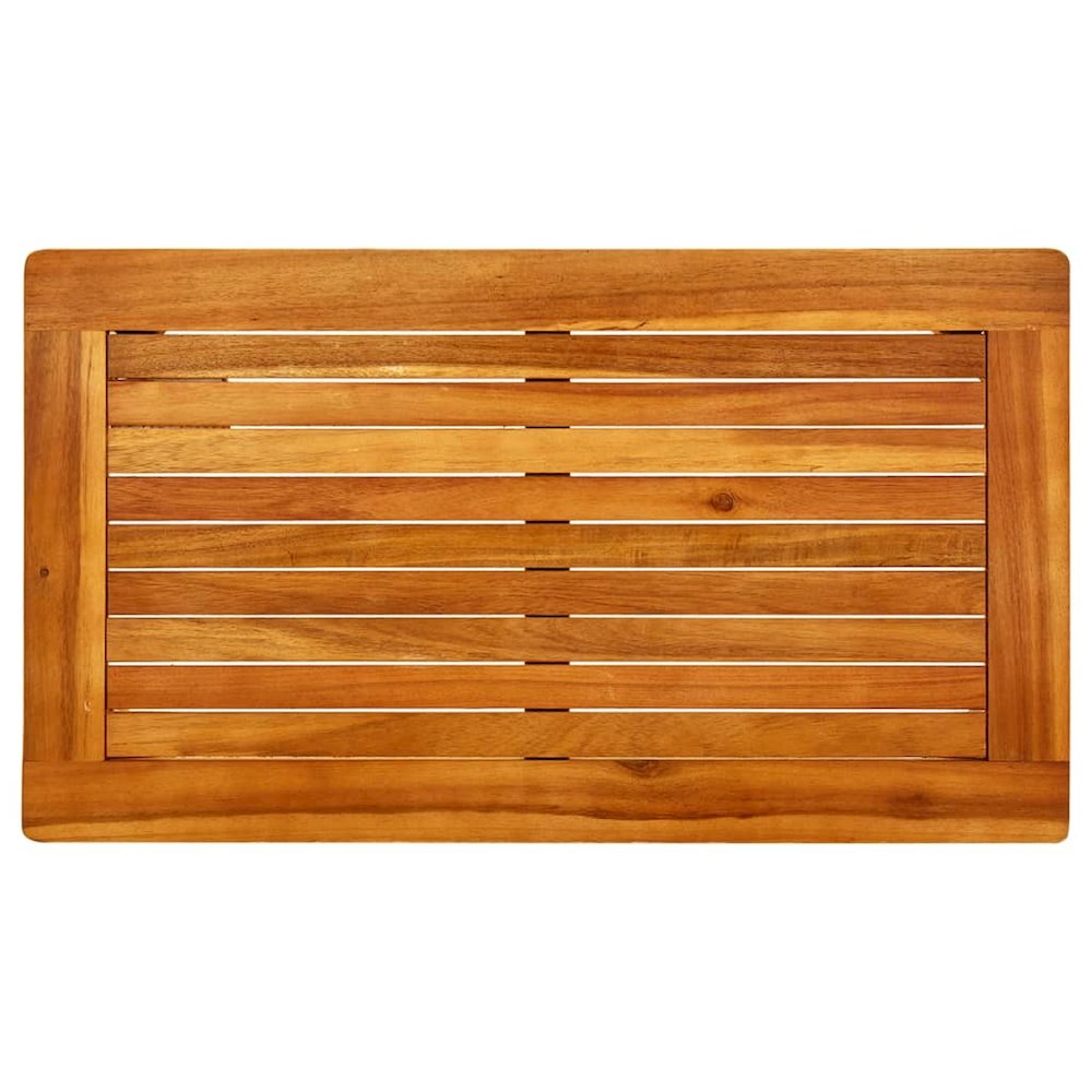 Coffee Table Natural Acacia Solid Acacia Wood Small Durable. Picture 4
