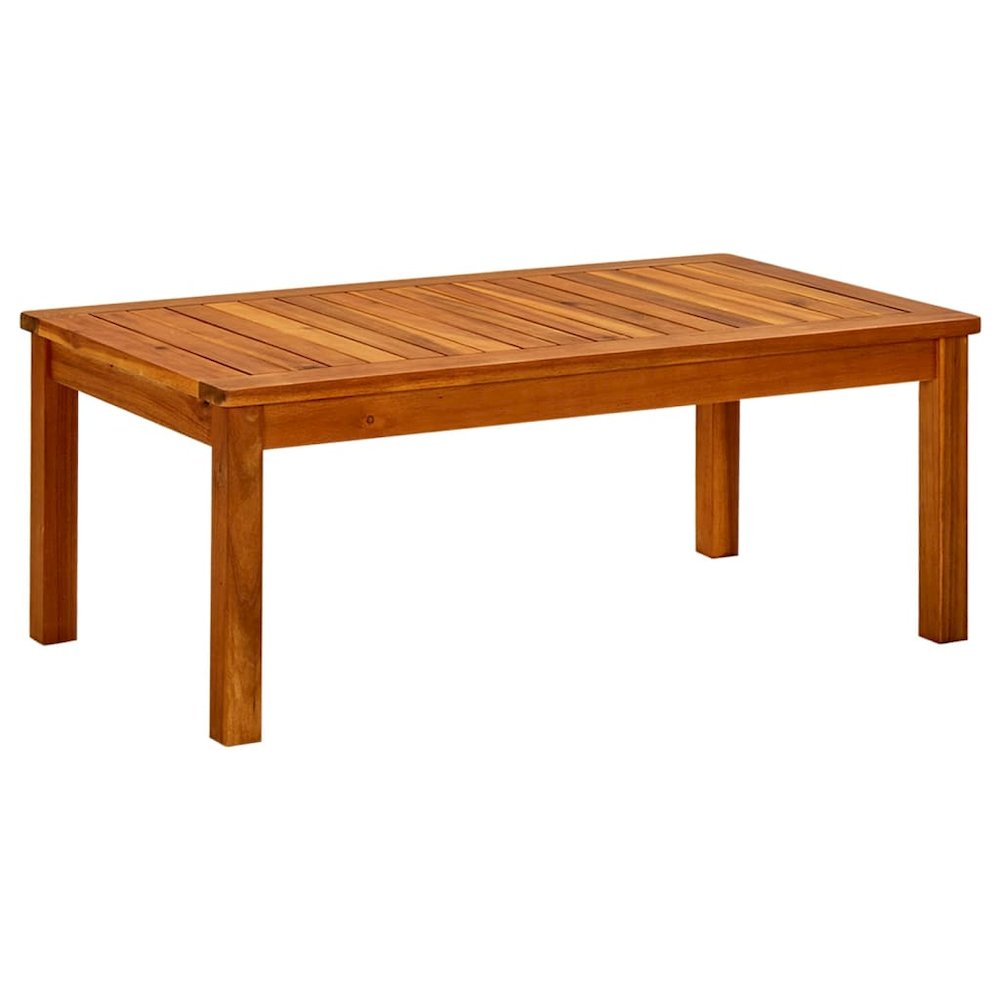 Coffee Table Natural wood Solid acacia wood. Picture 1
