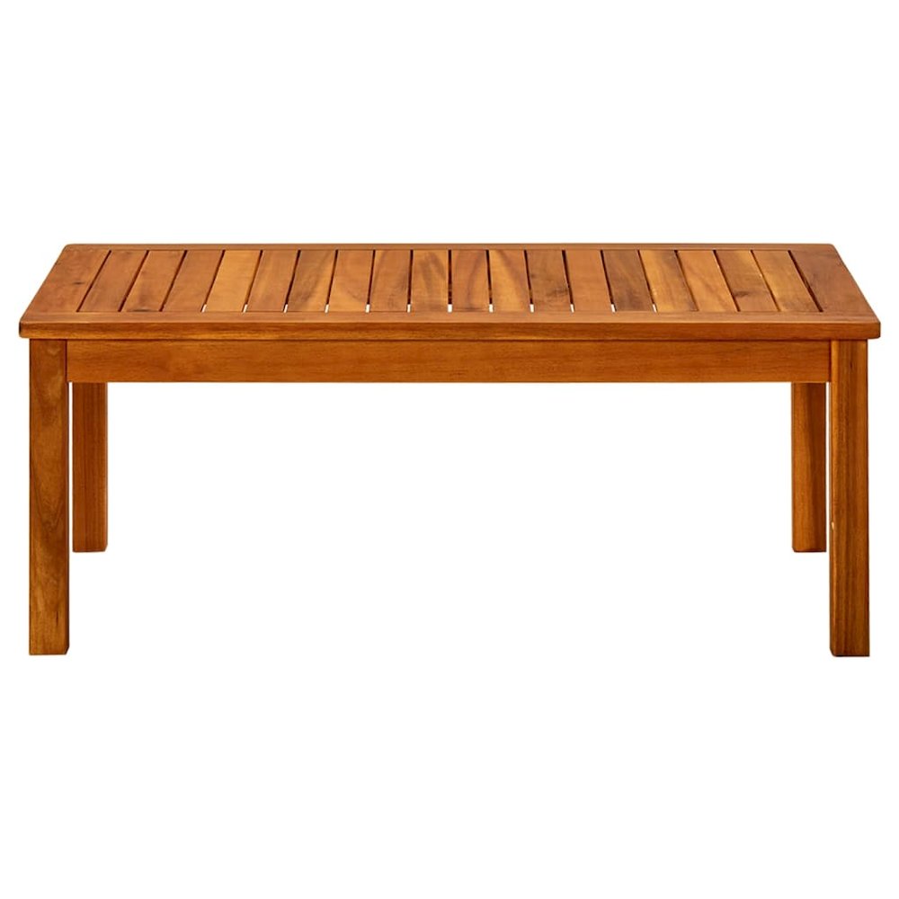 Coffee Table Natural wood Solid acacia wood. Picture 2