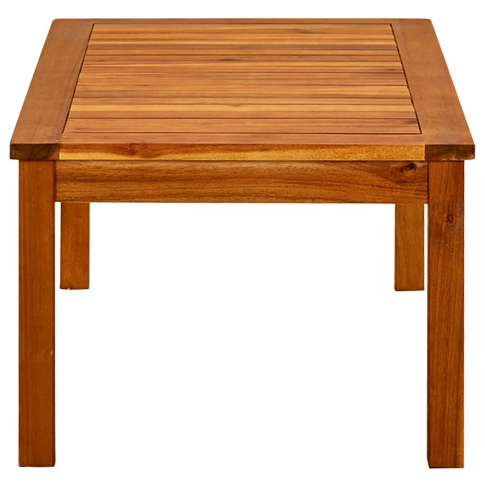 Coffee Table Natural wood Solid acacia wood. Picture 3
