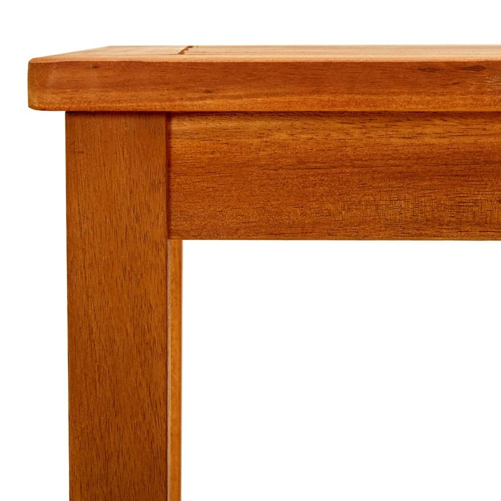 Coffee Table Natural wood Solid acacia wood. Picture 6