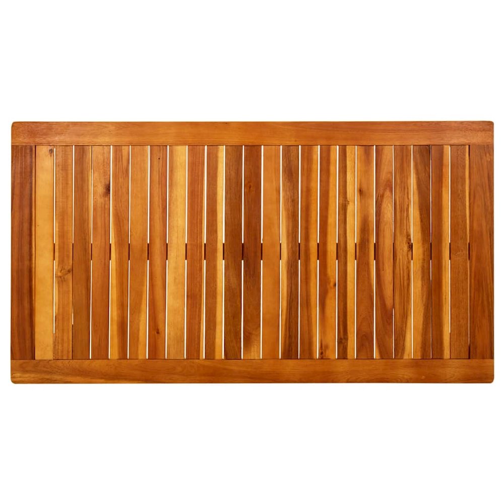 Coffee Table Natural Wood Solid Acacia Wood Medium Durable. Picture 4