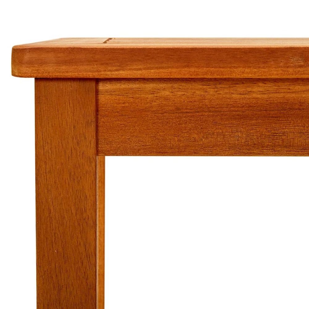 Coffee Table Natural Wood Solid Acacia Wood Medium Durable. Picture 6