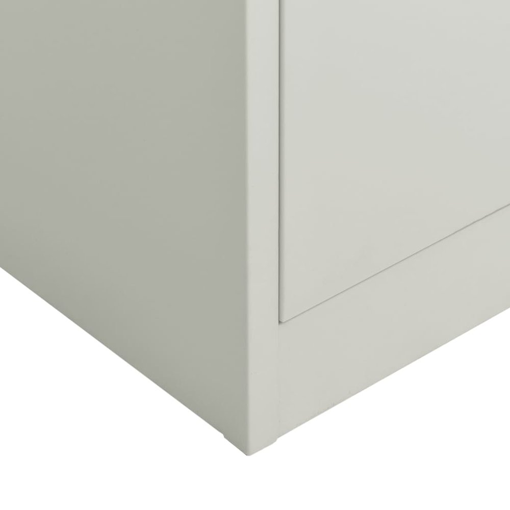 Locker Cabinet Light grey Steel Large Locker Cabinet. Picture 6