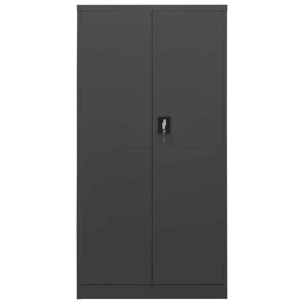 Locker Cabinet Anthracite Steel Locker Cabinet Rectangular. Picture 2