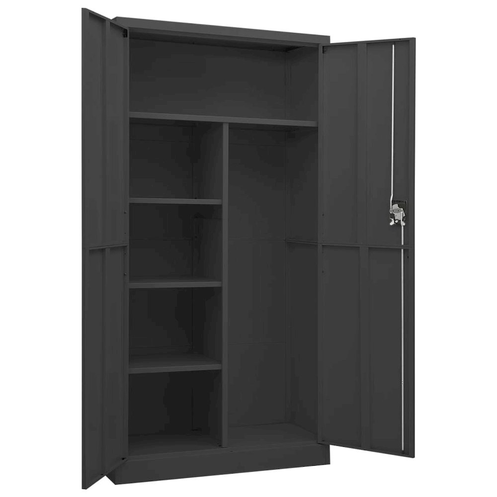 Locker Cabinet Anthracite Steel Locker Cabinet Rectangular. Picture 5