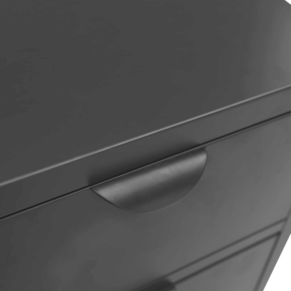 Sideboard Anthracite Steel Medium Height-Adjustable Shelves. Picture 9