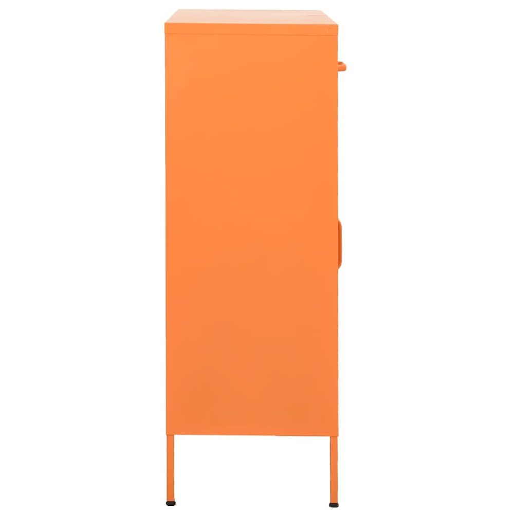 Storage Cabinet Orange Steel Medium Fully Extendable. Picture 3