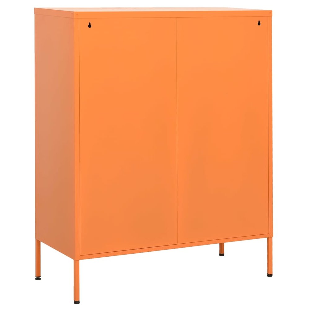 Storage Cabinet Orange Steel Medium Fully Extendable. Picture 4
