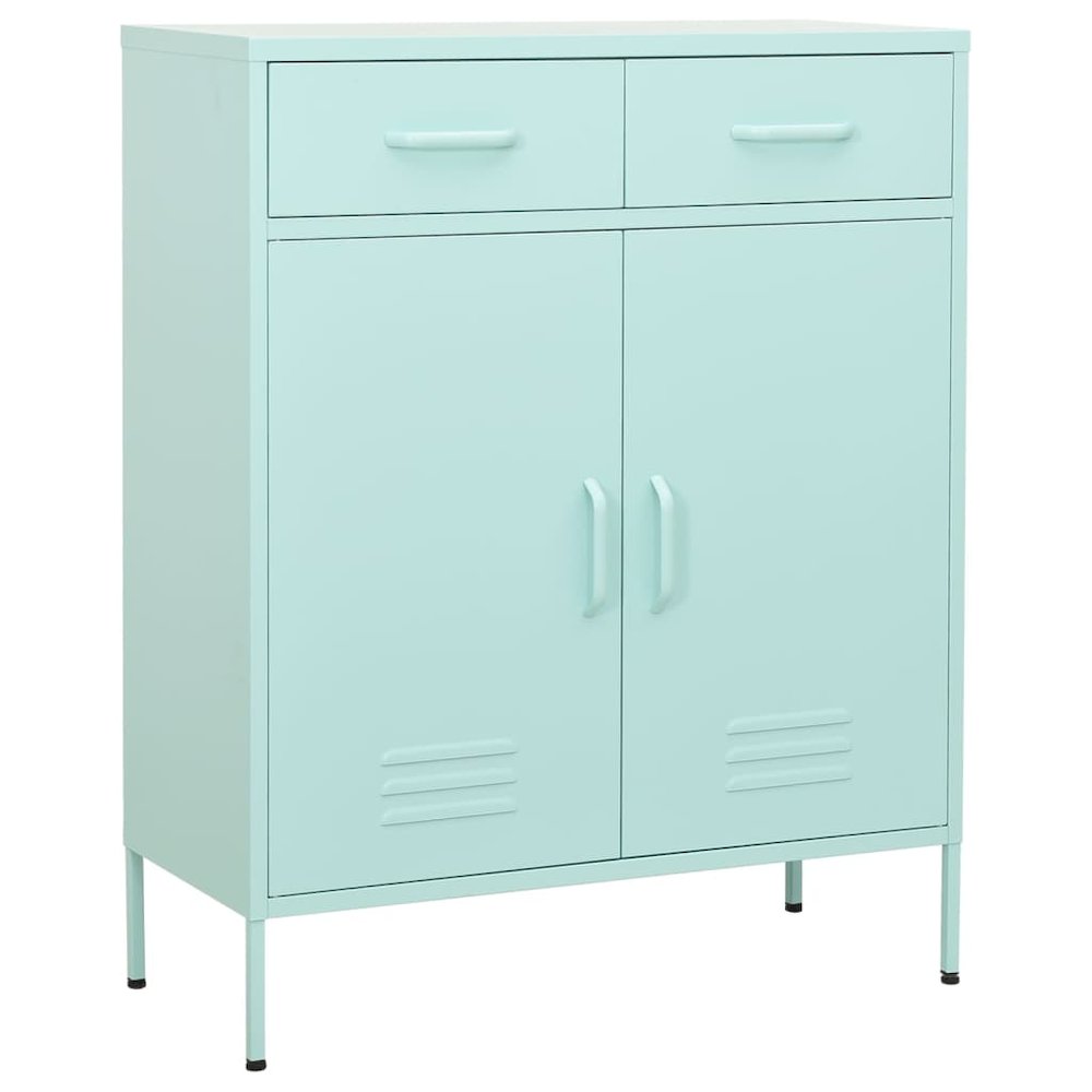 Storage Cabinet Mint Steel Mid-size Levelers Storage Cabinet. Picture 1