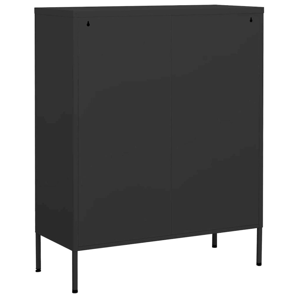Storage Cabinet Anthracite Steel Medium Storage Cabinet. Picture 5