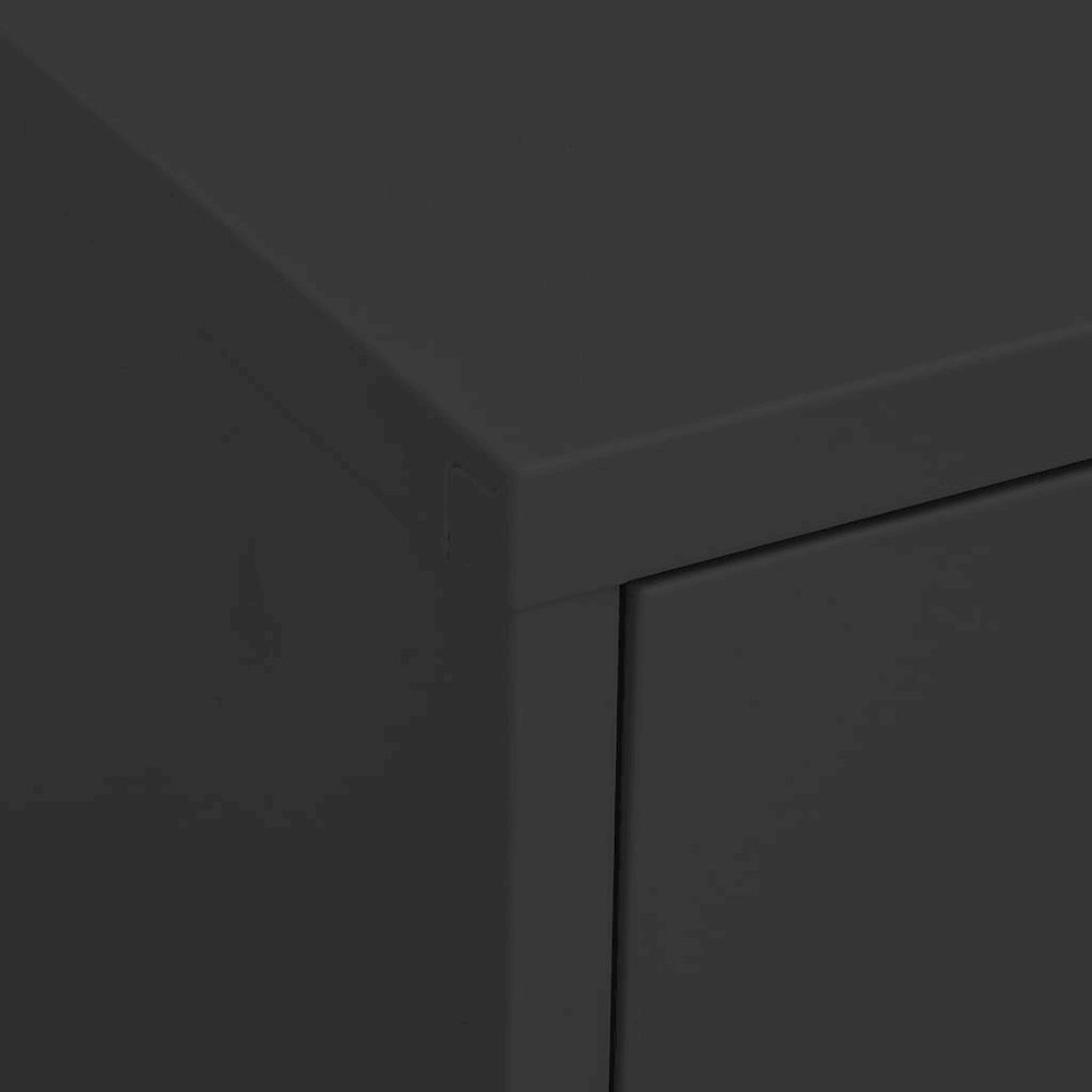 Storage Cabinet Anthracite Steel Medium Storage Cabinet. Picture 7