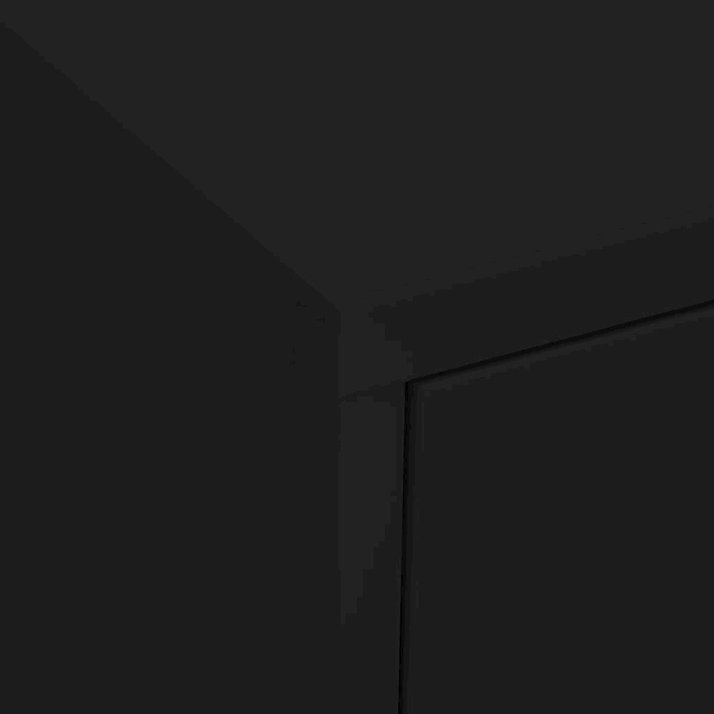 Storage Cabinet Black Steel Medium Height-Adjustable Shelves. Picture 7