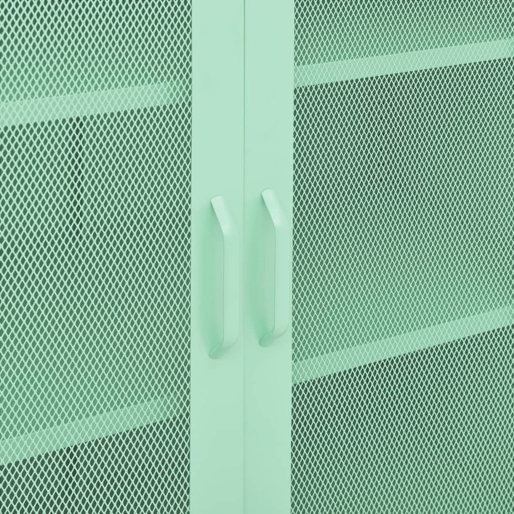 Storage Cabinet Mint Steel Medium Levelers Storage Cabinet. Picture 8