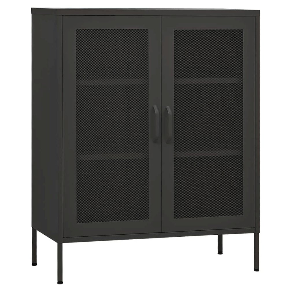 Storage Cabinet Anthracite Steel Medium Storage Cabinet. Picture 2