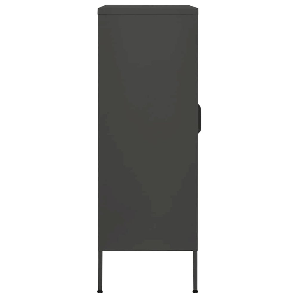 Storage Cabinet Anthracite Steel Medium Storage Cabinet. Picture 5