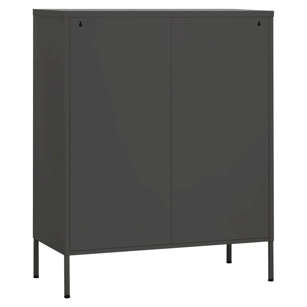 Storage Cabinet Anthracite Steel Medium Storage Cabinet. Picture 6