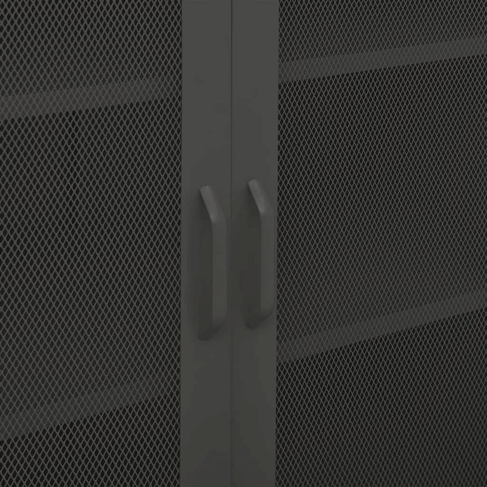 Storage Cabinet Anthracite Steel Medium Storage Cabinet. Picture 8