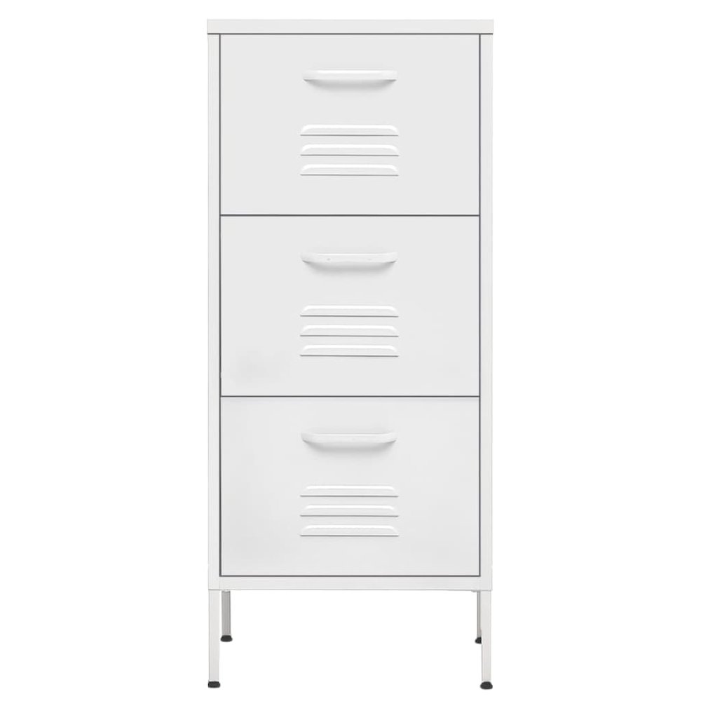 Storage Cabinet White Steel Medium Ball-Bearing Storage Cabinet. Picture 3